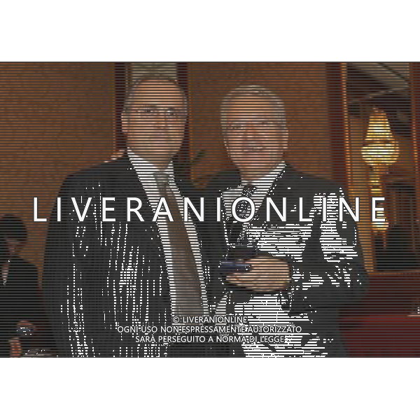 Milano 22-12-2008 premiazione Lega Calcio stagione sportiva 2007/08 nella foto claudio lotito e antonio matarrese ph marco luzzani/ag aldo liverani s.a.s.