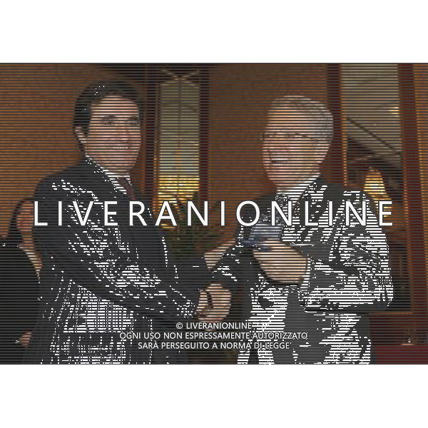 Milano 22-12-2008 premiazione Lega Calcio stagione sportiva 2007/08 nella foto urbano cairo e antonio matarrese ph marco luzzani/ag aldo liverani s.a.s.