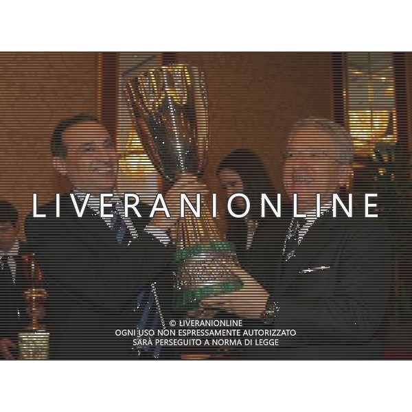 Milano 22-12-2008 premiazione Lega Calcio stagione sportiva 2007/08 nella foto ernesto paolillo e antonio matarrese ph marco luzzani/ag aldo liverani s.a.s.