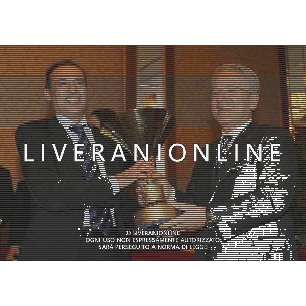 Milano 22-12-2008 premiazione Lega Calcio stagione sportiva 2007/08 nella foto ernesto paolillo e antonio matarrese ph marco luzzani/ag aldo liverani s.a.s.