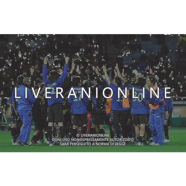 FIFA Club World Cup Japan 2008 Finale 3°-4° Posto Yokohama - 21.12.2008 Pachuca(MEX)-Gamba Osaka(JPN) Nella Foto:OSAKA FESTEGGIA A FINE PARTITA /Ph.Vitez-Ag. Aldo Liverani