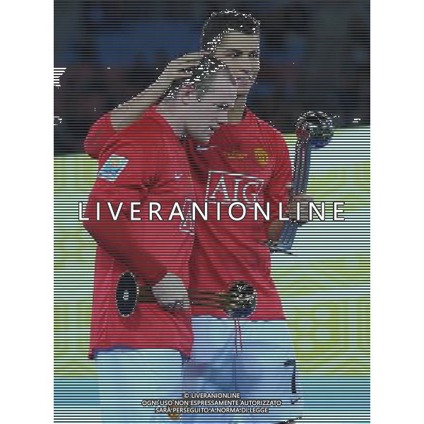 FIFA Club World Cup Japan 2008 Finale 1°-2° Posto Yokohama - 21.12.2008 Manchester United(ENG)-Liga de Quito(ECU) Nella Foto:CRISTIANO RONALDO-WAYNE ROONEY /Ph.Vitez-Ag. Aldo Liverani