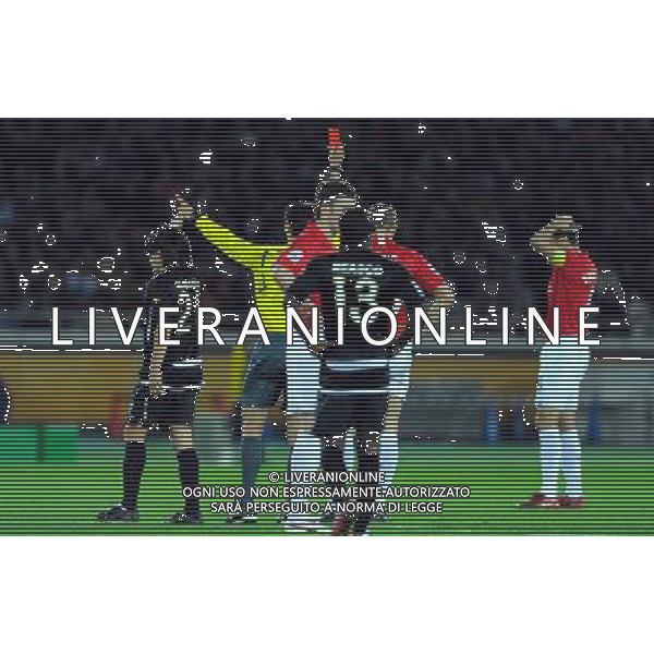 FIFA Club World Cup Japan 2008 Finale 1°-2° Posto Yokohama - 21.12.2008 Manchester United(ENG)-Liga de Quito(ECU) Nella Foto:NEMANJA VIDIC ESPULSO /Ph.Vitez-Ag. Aldo Liverani