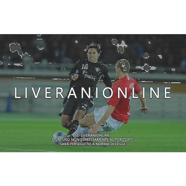 FIFA Club World Cup Japan 2008 Finale 1°-2° Posto Yokohama - 21.12.2008 Manchester United(ENG)-Liga de Quito(ECU) Nella Foto:FALLO DA ESPULSIONE DI VISIC NEMANJA SU BIELER /Ph.Vitez-Ag. Aldo Liverani