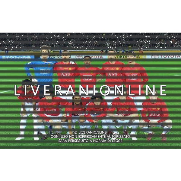 FIFA Club World Cup Japan 2008 Finale 1°-2° Posto Yokohama - 21.12.2008 Manchester United(ENG)-Liga de Quito(ECU) Nella Foto:MANCHESTER UNITED /Ph.Vitez-Ag. Aldo Liverani