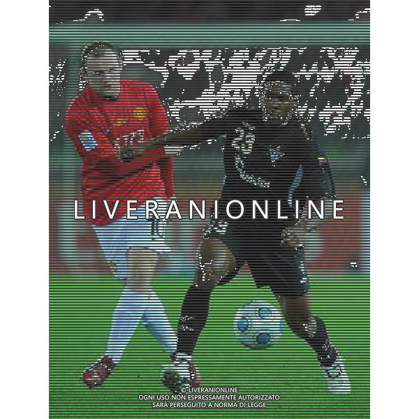 FIFA Club World Cup Japan 2008 Finale 1°-2° Posto Yokohama - 21.12.2008 Manchester United(ENG)-Liga de Quito(ECU) Nella Foto:CAMPOS JAIRO-ROONEY WAYNE /Ph.Vitez-Ag. Aldo Liverani