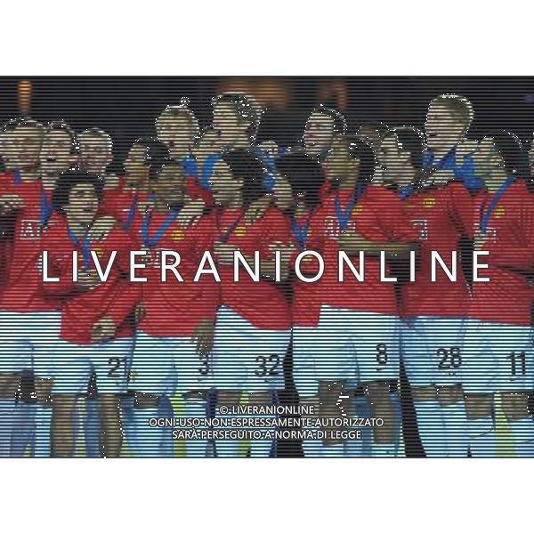 FIFA Club World Cup Japan 2008 Finale 1°-2° Posto Yokohama - 21.12.2008 Manchester United(ENG)-Liga de Quito(ECU) Nella Foto:FESTEGGIAMENTI MANCHESTER /Ph.Vitez-Ag. Aldo Liverani