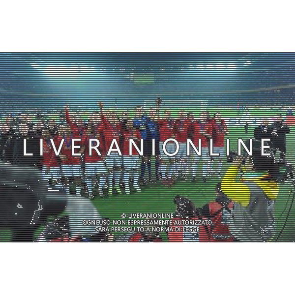 FIFA Club World Cup Japan 2008 Finale 1°-2° Posto Yokohama - 21.12.2008 Manchester United(ENG)-Liga de Quito(ECU) Nella Foto:FESTEGGIAMENTI MANCHESTER /Ph.Vitez-Ag. Aldo Liverani