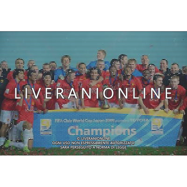 FIFA Club World Cup Japan 2008 Finale 1°-2° Posto Yokohama - 21.12.2008 Manchester United(ENG)-Liga de Quito(ECU) Nella Foto:FESTEGGIAMENTI MANCHESTER /Ph.Vitez-Ag. Aldo Liverani