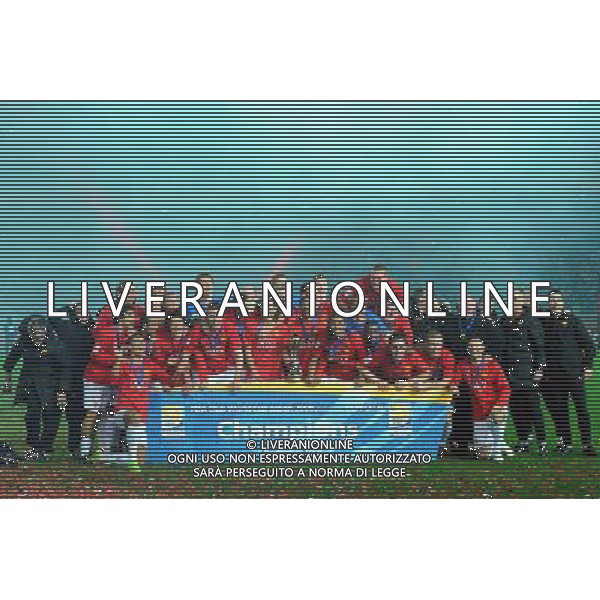 FIFA Club World Cup Japan 2008 Finale 1°-2° Posto Yokohama - 21.12.2008 Manchester United(ENG)-Liga de Quito(ECU) Nella Foto:FESTEGGIAMENTI MANCHESTER /Ph.Vitez-Ag. Aldo Liverani