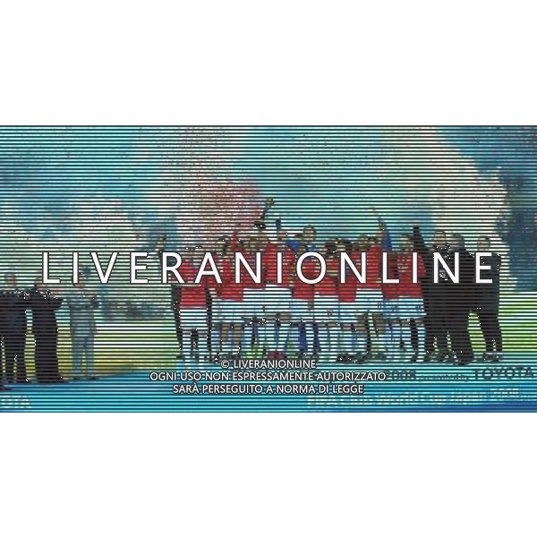 FIFA Club World Cup Japan 2008 Finale 1°-2° Posto Yokohama - 21.12.2008 Manchester United(ENG)-Liga de Quito(ECU) Nella Foto:MANCHESTER ALZA LA COPPA /Ph.Vitez-Ag. Aldo Liverani