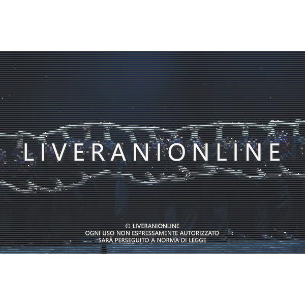 CHENGDU - DECEMBER 27: Dancers perform in the musical \'Tibetan Riddle\' in Chengdu of southwest China\'s Sichuan province Saturday, Dec. 27, 2008. The musical \'Tibetan Riddle\', presenting the original Tibetan culture with folk dances and songs, was staged in Chengdu on Saturday.(Photo By Evens Lee/ColorChinaPhoto) - AG. ALDO LIVERANI SAS ITALY ONLY