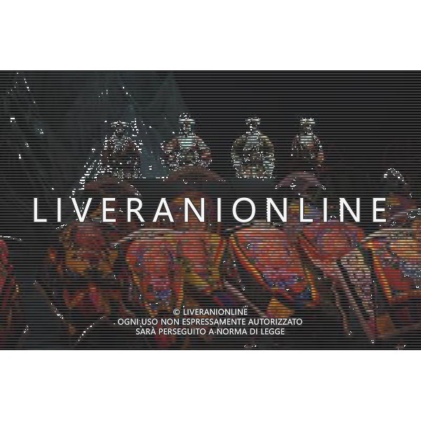 CHENGDU - DECEMBER 27: Dancers perform in the musical \'Tibetan Riddle\' in Chengdu of southwest China\'s Sichuan province Saturday, Dec. 27, 2008. The musical \'Tibetan Riddle\', presenting the original Tibetan culture with folk dances and songs, was staged in Chengdu on Saturday.(Photo By Evens Lee/ColorChinaPhoto) - AG. ALDO LIVERANI SAS ITALY ONLY