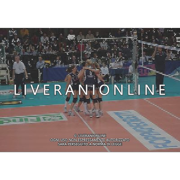 BERGAMO SABATO 22/11/2008 PALANORDA ORE 16-30 64o CAMPIONATO ITALIANO PALLAVOLO FEMMINILE SERIE A1 2008/2009 SETTIMA GIORNATA/GIRONE D\'ANDATA NELLA FOTO: esultanza dell\'asystel novara PH.AG.A.LIVERANI SAS