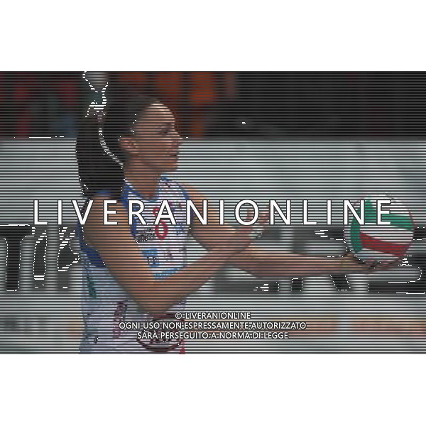 BERGAMO SABATO 22/11/2008 PALANORDA ORE 16-30 64o CAMPIONATO ITALIANO PALLAVOLO FEMMINILE SERIE A1 2008/2009 SETTIMA GIORNATA/GIRONE D\'ANDATA NELLA FOTO: jenny barazza PH.AG.A.LIVERANI SAS