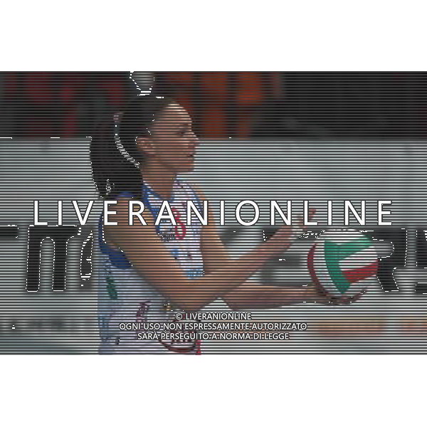 BERGAMO SABATO 22/11/2008 PALANORDA ORE 16-30 64o CAMPIONATO ITALIANO PALLAVOLO FEMMINILE SERIE A1 2008/2009 SETTIMA GIORNATA/GIRONE D\'ANDATA NELLA FOTO: jenny barazza PH.AG.A.LIVERANI SAS
