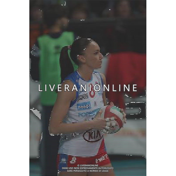 BERGAMO SABATO 22/11/2008 PALANORDA ORE 16-30 64o CAMPIONATO ITALIANO PALLAVOLO FEMMINILE SERIE A1 2008/2009 SETTIMA GIORNATA/GIRONE D\'ANDATA NELLA FOTO: JENNY BARAZZA PH.AG.A.LIVERANI SAS