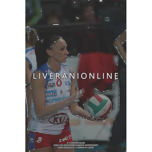 BERGAMO SABATO 22/11/2008 PALANORDA ORE 16-30 64o CAMPIONATO ITALIANO PALLAVOLO FEMMINILE SERIE A1 2008/2009 SETTIMA GIORNATA/GIRONE D\'ANDATA NELLA FOTO: JENNY BARAZZA PH.AG.A.LIVERANI SAS