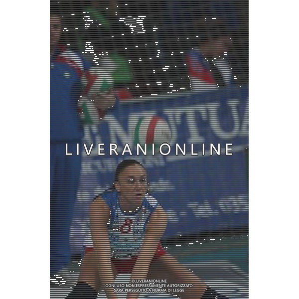 BERGAMO SABATO 22/11/2008 PALANORDA ORE 16-30 64o CAMPIONATO ITALIANO PALLAVOLO FEMMINILE SERIE A1 2008/2009 SETTIMA GIORNATA/GIRONE D\'ANDATA NELLA FOTO: jenny barazza PH.AG.A.LIVERANI SAS