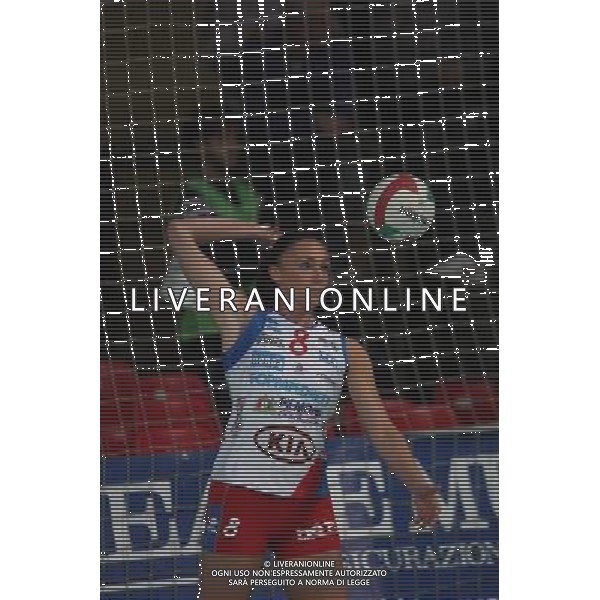 BERGAMO SABATO 22/11/2008 PALANORDA ORE 16-30 64o CAMPIONATO ITALIANO PALLAVOLO FEMMINILE SERIE A1 2008/2009 SETTIMA GIORNATA/GIRONE D\'ANDATA NELLA FOTO: jenny barazza PH.AG.A.LIVERANI SAS