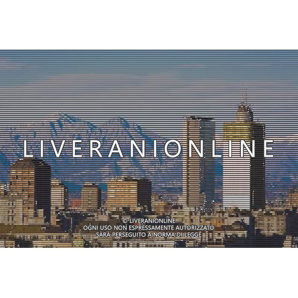 ARCHIVIO ALDO LIVERANI S A S NELLA FOTO PANORAMICA DI MILANO AG ALDO LIVERANI