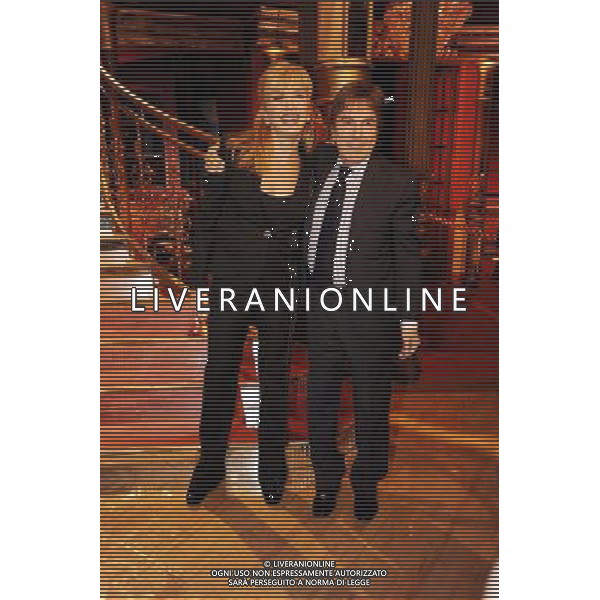 CONFERENZA STAMPA DI PRESENTAZIONE DELLO SHOW TV: \' BALLANDO CON LE STELLE\' ROMA - STUDI VOXON NELLA FOTO: MILLY CARLUCCI CON FABRIZIO DEL NOCE © MASSIMO BRUNI - AG. ALDO LIVERANI SAS