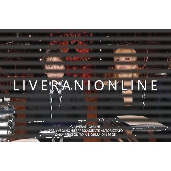 CONFERENZA STAMPA DI PRESENTAZIONE DELLO SHOW TV: \' BALLANDO CON LE STELLE\' ROMA - STUDI VOXON NELLA FOTO: FABRIZIO DEL NOCE - MILLY CARLUCCI © MASSIMO BRUNI - AG. ALDO LIVERANI SAS