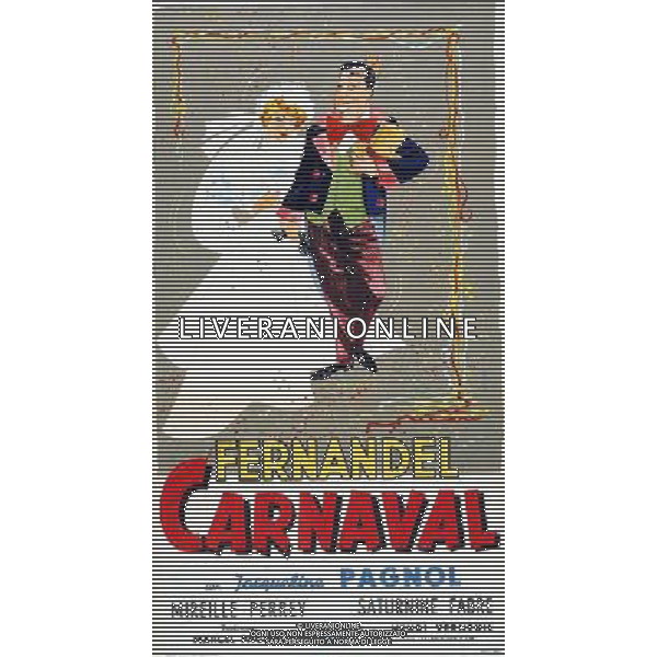 FILM\'CARNAVAL\' NELLA FOTO LOCANDINA AG ALDO LIVERANI