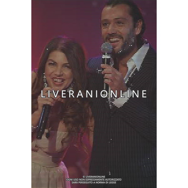 CRISTINA D\'AVENA ROSSANO RUBICONDI MILANO 11-01-09 TRASMISSIONE QUELLI CHE IL CALCIO FOTO SORANO /ALDO LIVERANI SAS