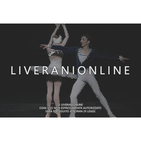 \'Il lago dei cigni\' con il Teatro Nazionale di Opera e Balletto della Moldavia al teatro Arcimboldi di Milano nella foto: Iana Salendo e Dinu Tamazlacaru, primi solisti del Teatro dell\'Opera di Berlino © Antonio Sorano - ag. Aldo Liverani sas