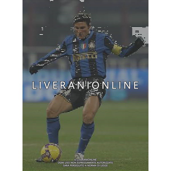 Milano 13-01-2009 coppa italia tim cup 2008/09 inter-genoa 3:1 nella foto javier zanetti ph marco luzzani/ag aldo liverani s.a.s. 