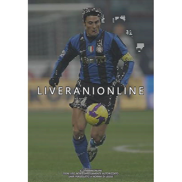 Milano 13-01-2009 coppa italia tim cup 2008/09 inter-genoa 3:1 nella foto javier zanetti ph marco luzzani/ag aldo liverani s.a.s. 