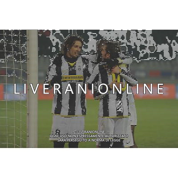 Juventus - Catania Coppa Italia Tim Cup 2008/2009 14-01-2009 Nella foto: esultanza juventus dopo il gol di giovinco con alessandro del piero ©Manuela Viganti/Agenzia Aldo Liverani Sas