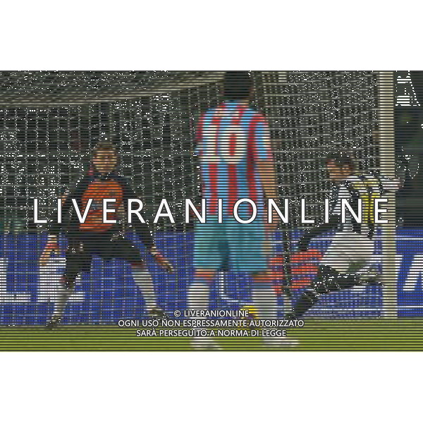 Juventus - Catania Coppa Italia Tim Cup 2008/2009 14-01-2009 Nella foto: il gol di alessandro del piero ©Manuela Viganti/Agenzia Aldo Liverani Sas