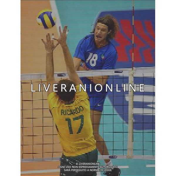 NAZIONALE ITALIANA VOLLEY2003 NELLA FOTO MATEY CERNIC FOTO ALDO LIVERANI