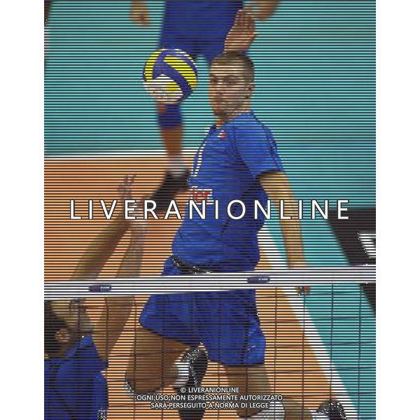 NAZIONALE ITALIANA VOLLEY2003 NELLA FOTO PAOLO COZZI FOTO ALDO LIVERANI