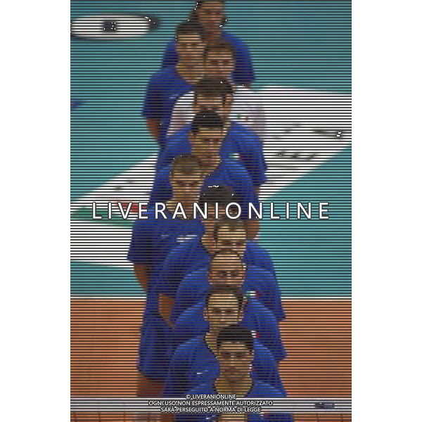 NAZIONALE ITALIANA VOLLEY2003 NELLA FOTO NAZIONALE ITALIANA DI VOLLEY FOTO ALDO LIVERANI