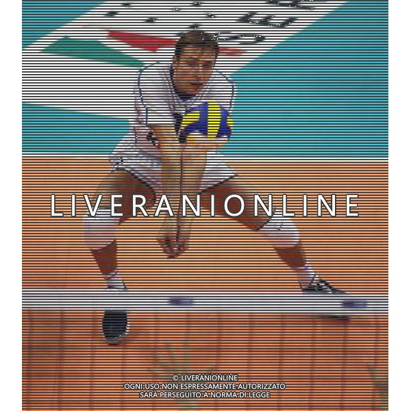 NAZIONALE ITALIANA VOLLEY2003 NELLA FOTO DAMIANO PIPPI FOTO ALDO LIVERANI