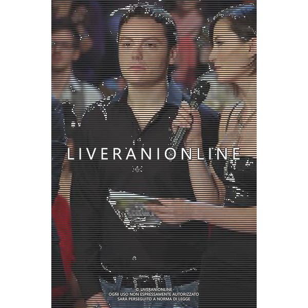 TRASMISSIONE: \' SCALO 76\' NELLA FOTO: TIZIANO FERRO - CHIARA TORTORELLA © ANTONIO SORANO - AG. ALDO LIVERANI SAS