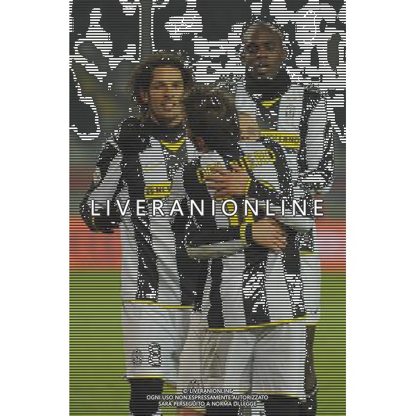 Juventus - Catania 14-01-2009 Coppa Italia Tim Cup 2008/2009 Nella foto: abbracci Esultanza della juventus dopo il gol di Sebastian Giovinco ©Manuela Viganti/Agenzia Aldo Liverani Sas
