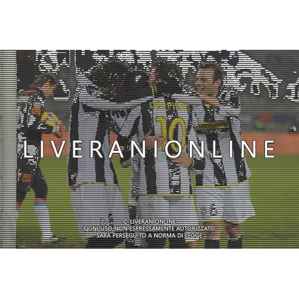 Juventus - Catania 14-01-2009 Coppa Italia Tim Cup 2008/2009 Nella foto: abbracci Esultanza della juventus dopo il gol di Sebastian Giovinco ©Manuela Viganti/Agenzia Aldo Liverani Sas