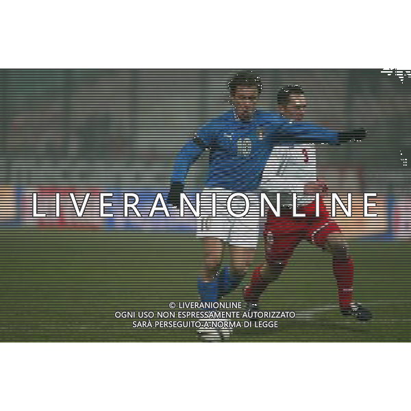 POLONIA-ITALIA NAZIONALE AMICHEVOLE 12/11/2003 NELLA FOTO ANTONIO CASSANO* FOTO PAOLA GARBUIO/AGENZIA ALDO LIVERANI