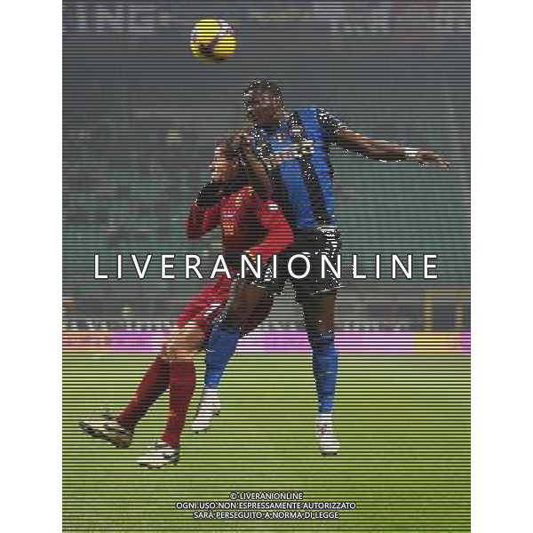 Inter -Roma 21/01/2009 Calcio Coppa Italia Tim Cup 2008-2009 Nella foto sulley Muntari contro Taddei rodrigo ferrante Foto Agenzia Aldo Liverani Sas