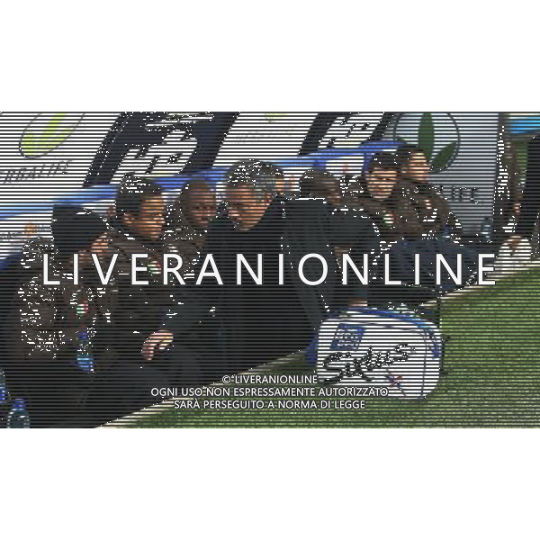 Inter -Roma 21/01/2009 Calcio Coppa Italia Tim Cup 2008-2009 Nella foto Jose\' Mourinho Foto Agenzia Aldo Liverani Sas