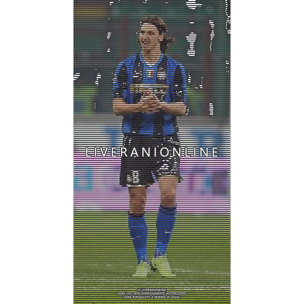 Inter -Roma 21/01/2009 Calcio Coppa Italia Tim Cup 2008-2009 Nella foto esultanza dopo il gol di zlatan Ibrahimovic del 2-1 Foto Agenzia Aldo Liverani Sas