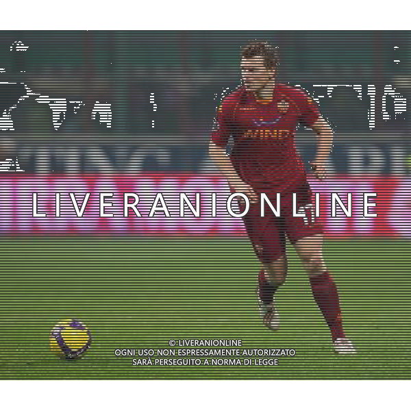 Inter - Roma 21/01/2009 Calcio Quarti di Finale di Coppa Italia Tim Cup 2008-2009 Nella foto john arne Riise ph Agenzia ALDO LIVERANI Sas