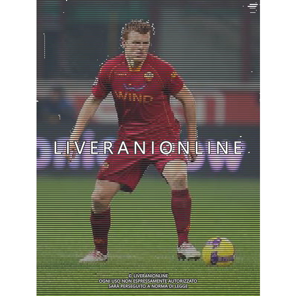 Inter - Roma 21/01/2009 Calcio Quarti di Finale di Coppa Italia Tim Cup 2008-2009 Nella foto john arne Riise ph Agenzia ALDO LIVERANI Sas
