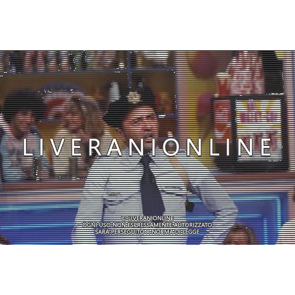 TRASMISSIONE TELEVISIVA\'DRIVE-IN\' 1982 NELLA FOTO GIORGIO FALETTI AG ALDO LIVERANI