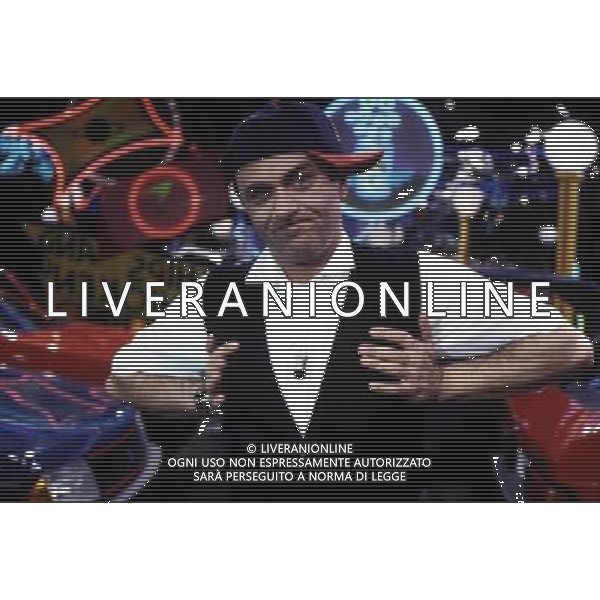 TRASMISSIONE TELEVISIVA\'DRIVE-IN\' 1982 NELLA FOTO GIORGIO FALETTI AG ALDO LIVERANI