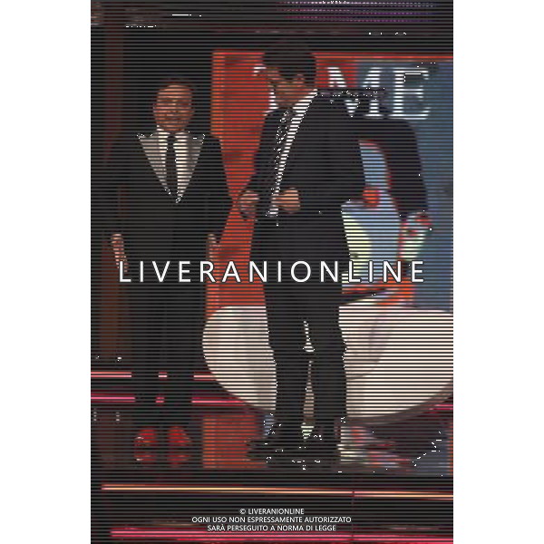 TRASMISSIONE: \' CHIAMBRETTI NIGHT\' NELLA FOTO: PIERO CHIAMBRETTI - FABIO CAPELLO © ANTONIO SORANO - AG. ALDO LIVERANI SAS